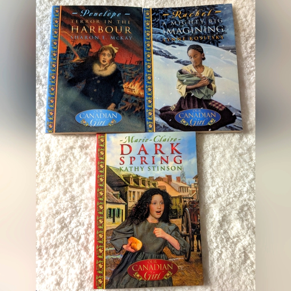 🆕 "Our Canadian Girl" Softcover Books Bundle Marie-Claire Penelope Rachel 🇨🇦